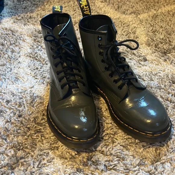 Mens 8 dark grey doc martens 1980 - Picture 4 of 8